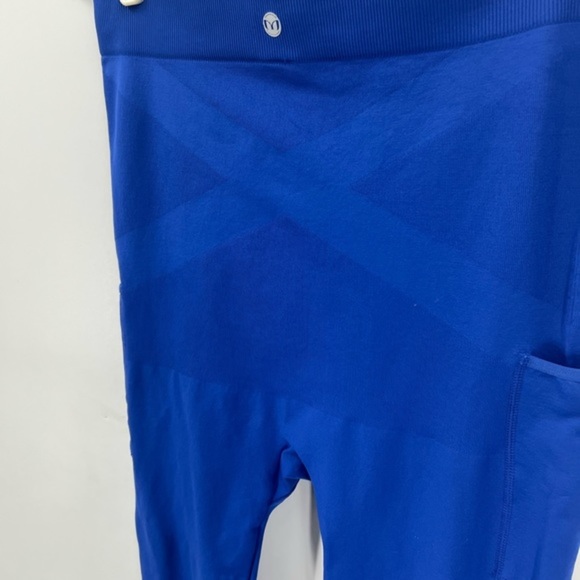 MIRITY blue Maternity High Waist  Over Belly Workout leggings Xl - Picture 5 of 9